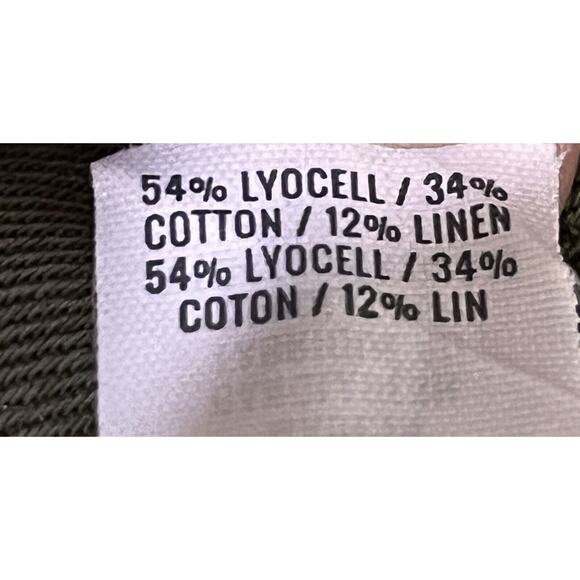 Aerie Shorts Womens small Casual Green Cut Off Raw Hem‎ Linen Blend - Picture 5 of 8